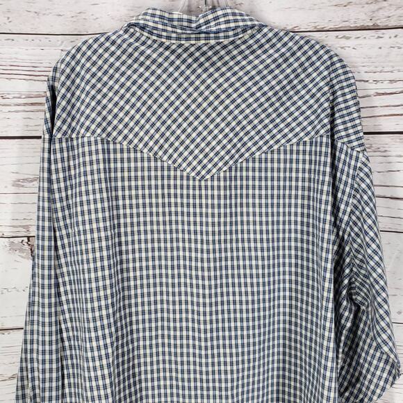 Express Riders Western Pearl Snap Button Up Long Sleeve Shirt Size 2XL - Picture 10 of 16